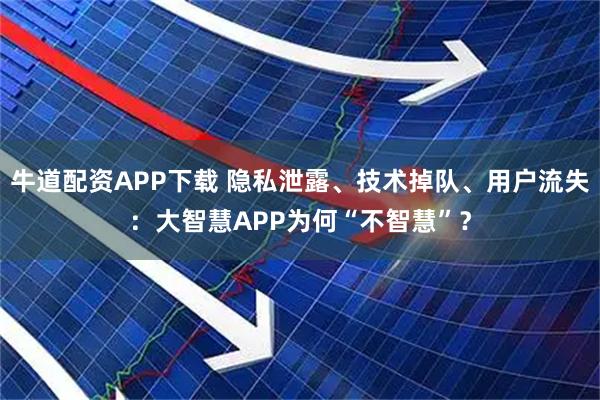 牛道配资APP下载 隐私泄露、技术掉队、用户流失：大智慧APP为何“不智慧”？